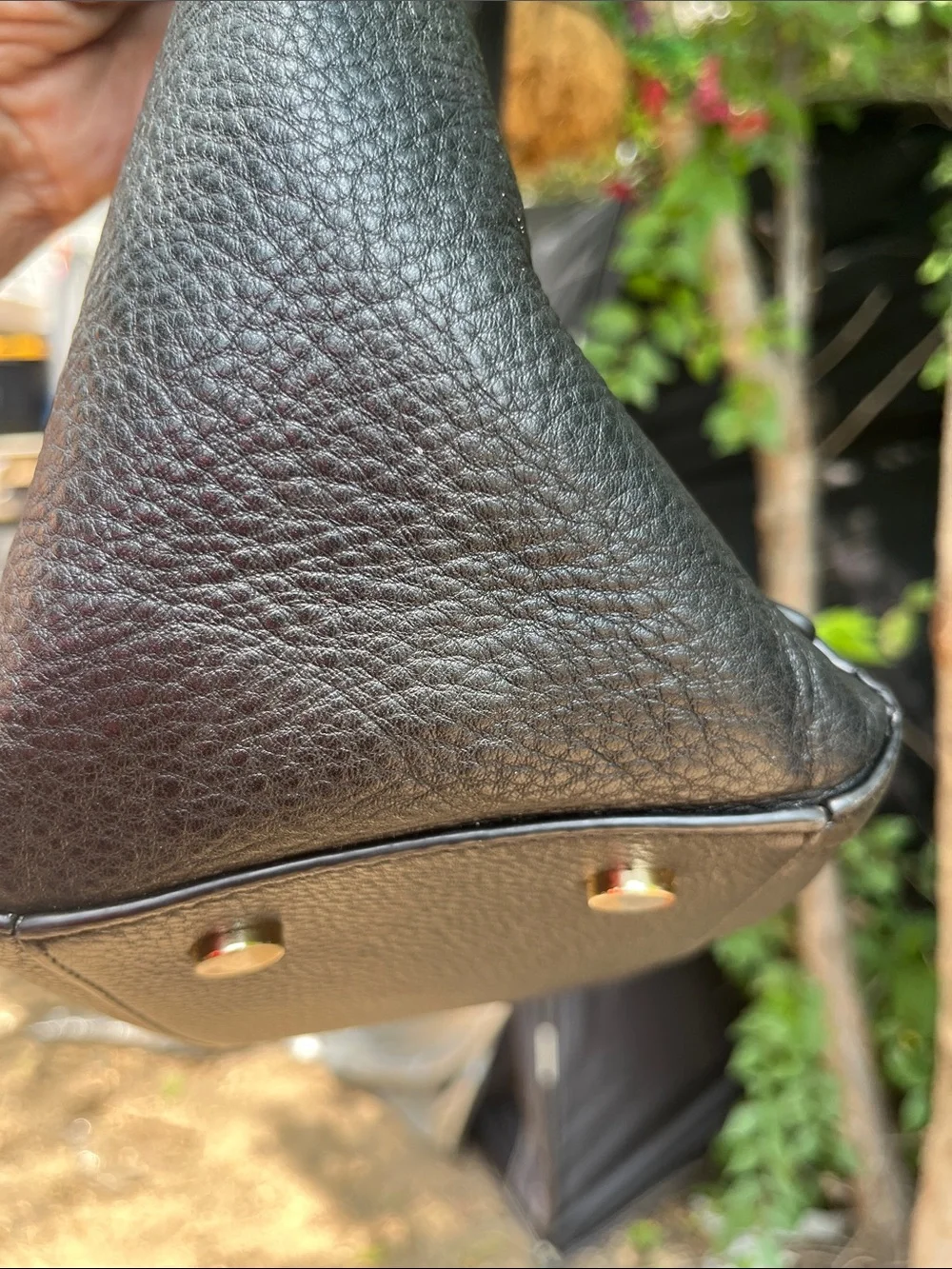 Michael Kors Whitney Black Pebbled Leather Tote